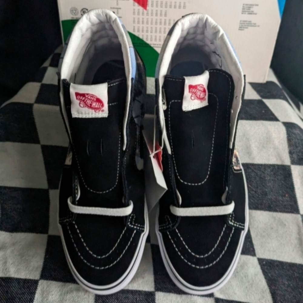 VANS SK8-HI Black MOCA FRANCES STARK Women 8.5 VNOA5KRHA55 072025 - Picture 4 of 10